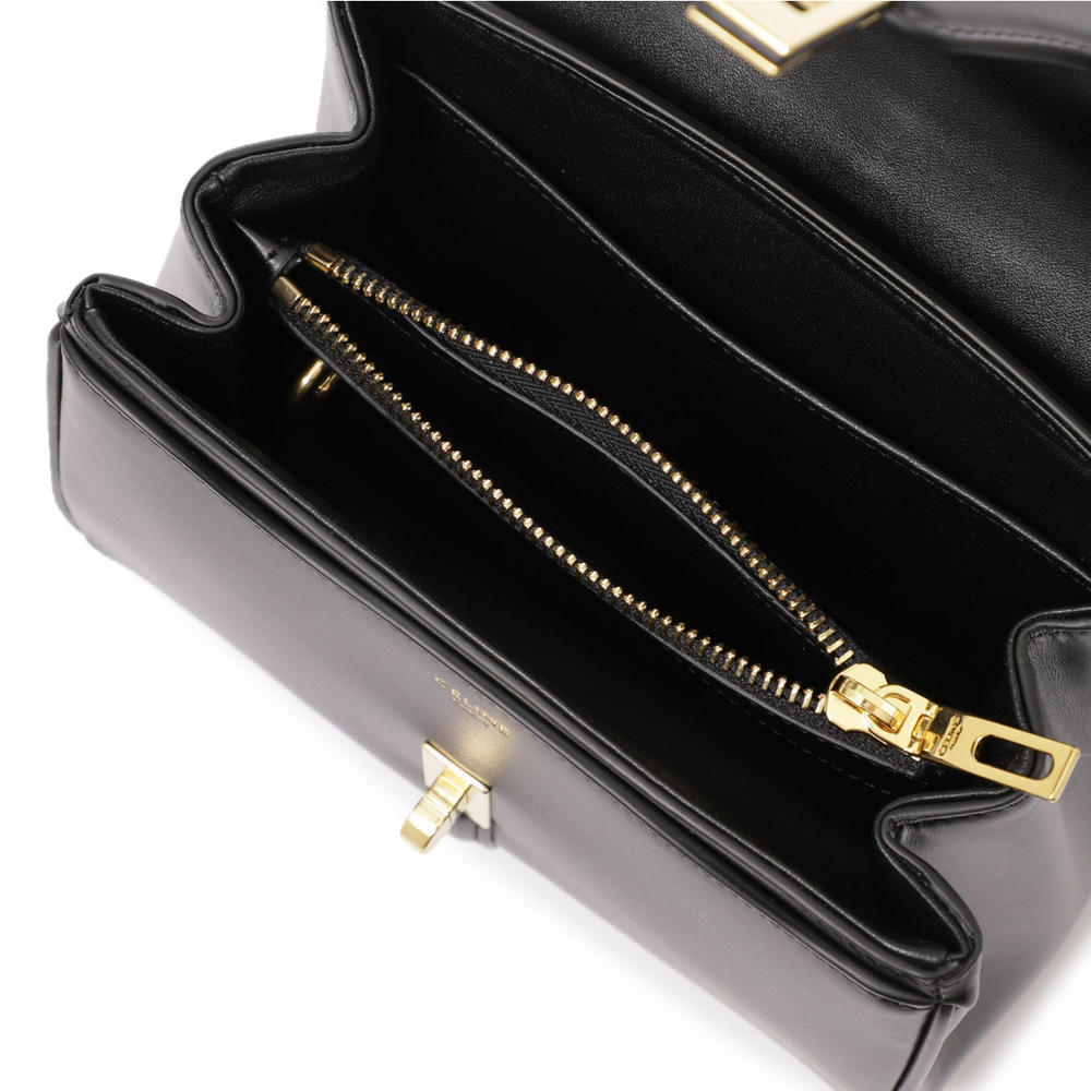 Celine Calfskin Handbag Mini Saise Black - Picture 6 of 10